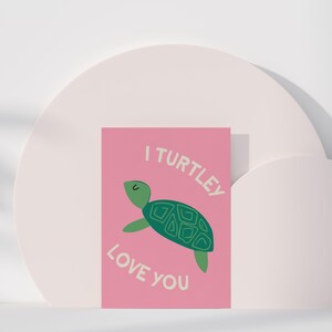 Niedliche Valentinstag-Karte für Freund Wortspiel-Grußkarte Unter dem Meer-Grußkarte