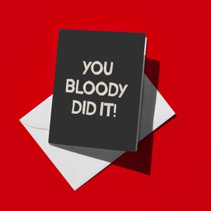 Gefeliciteerd kaart voor collega-promotie voor afstuderen Kaart voor afgestudeerden Promotiekaart voor eerste periode Proost vriendenkaart