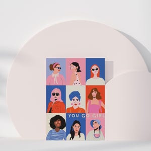 Internationaler Frauentag Karten für Kollegen Freunde Familie, Empowerment Appreciation Karte, Ermutigung, Inspirational, 8 März feministisch