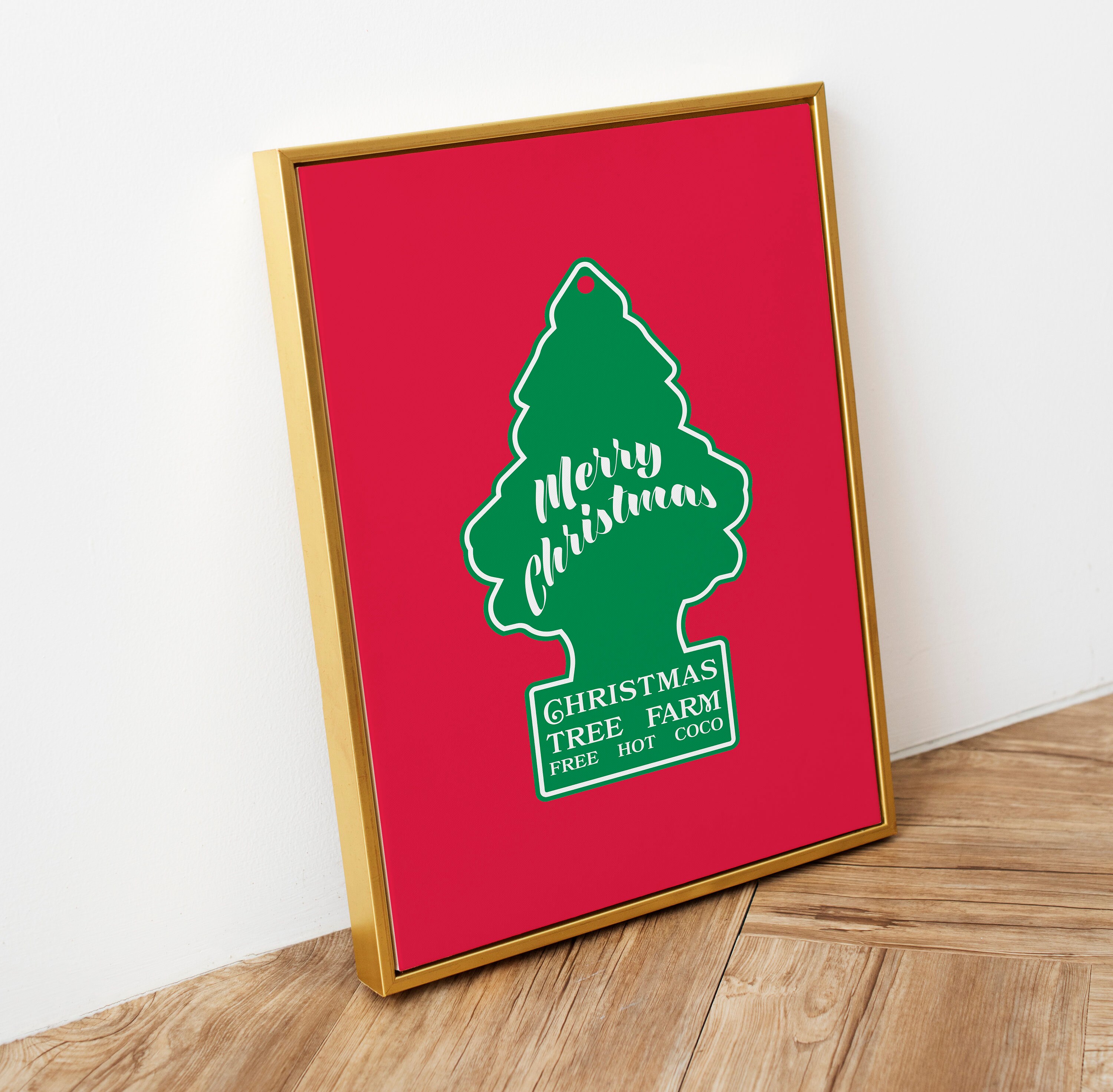 Christmas Printable Decor Christmas Tree Wall Art Holiday Home Decor Printable Wall Art