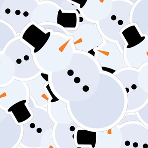 Christmas Stickers Winter Stickers For Teacher Christmas Laptop Sticker Snowman Sticker Christmas Gift