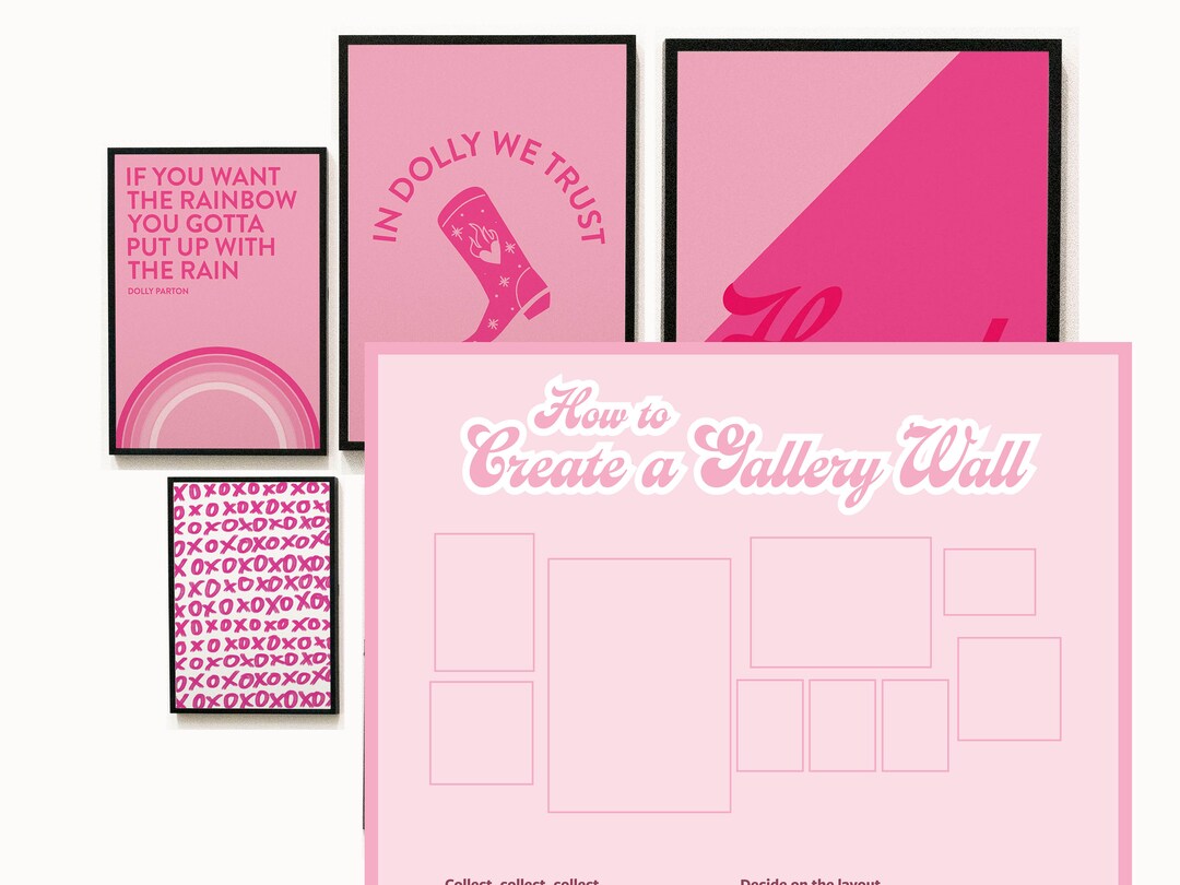 Guide to Gallery Wall Build Your Own Gallery Wall DIY Home Etsy