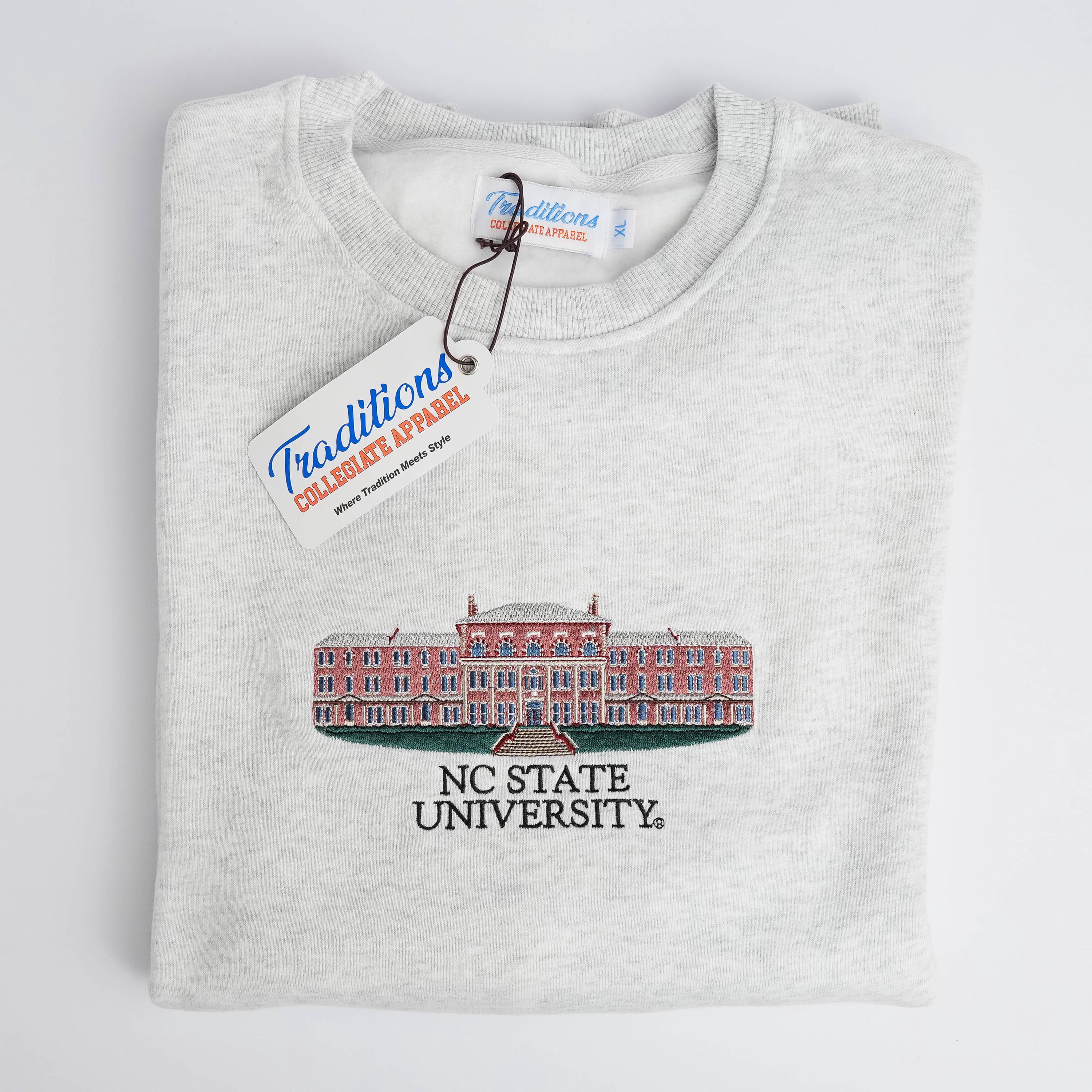 Official North Carolina State University T-Shirt – State Shape Design, Unisex Adult Tee