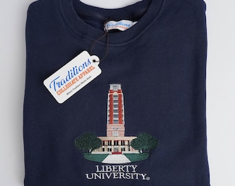 Sudaderas con cuello redondo de la Universidad Liberty