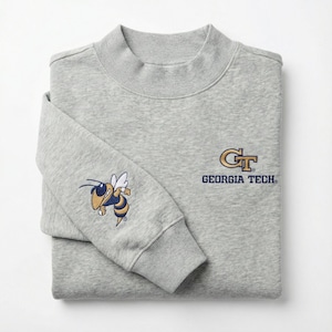 Georgia Tech Oversized Mock Neck