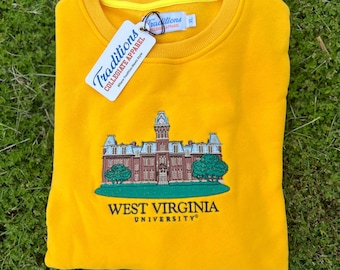 West Virginia University Crewneck - Gold
