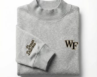 Wake Forest Oversized Mock Neck