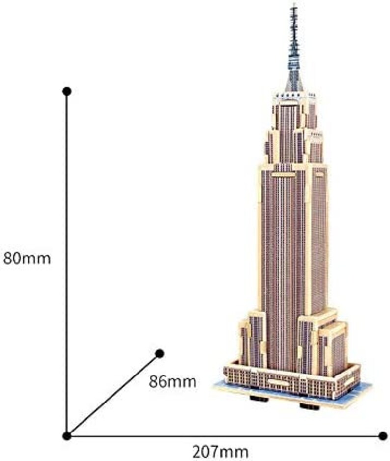 Hands Craft DIY 3D Wooden Puzzle Famous Architecture Etsy