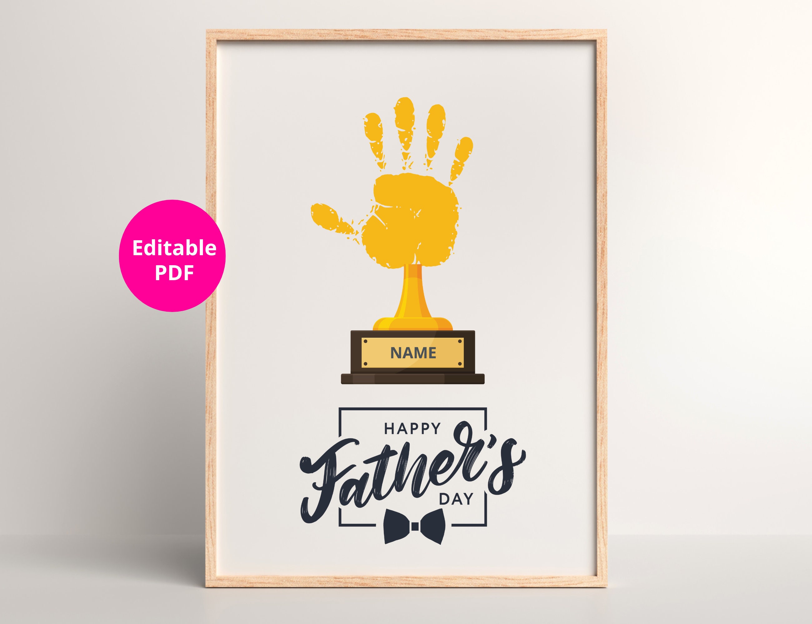 Father's Day Card, Editable &amp; Printable - Etsy