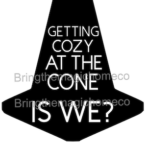Getting cozy at the cone SVG