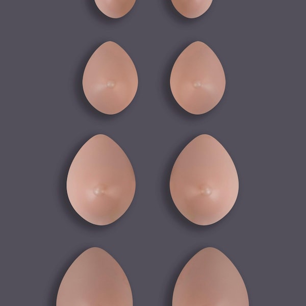 KUMIHO Faux Sein Silicone Cou rond Artificielle Poitrine Forme Poitrine Prothèse pour