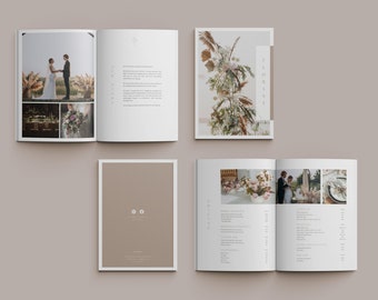 Wedding Florist 12page Info Pack, Proposal, Pricing Guide and Booking Form