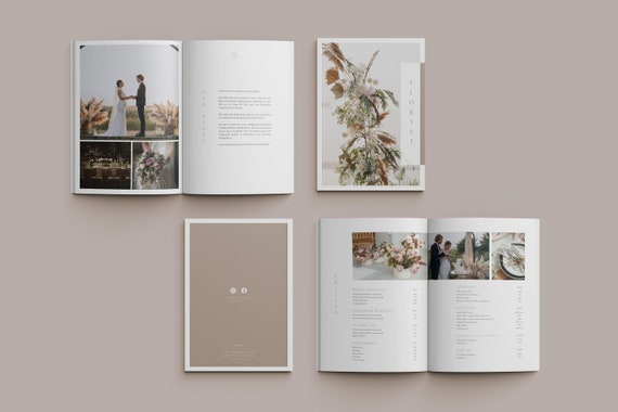 Wedding Florist 12page Info Pack, Proposal, Pricing Guide and Booking Form