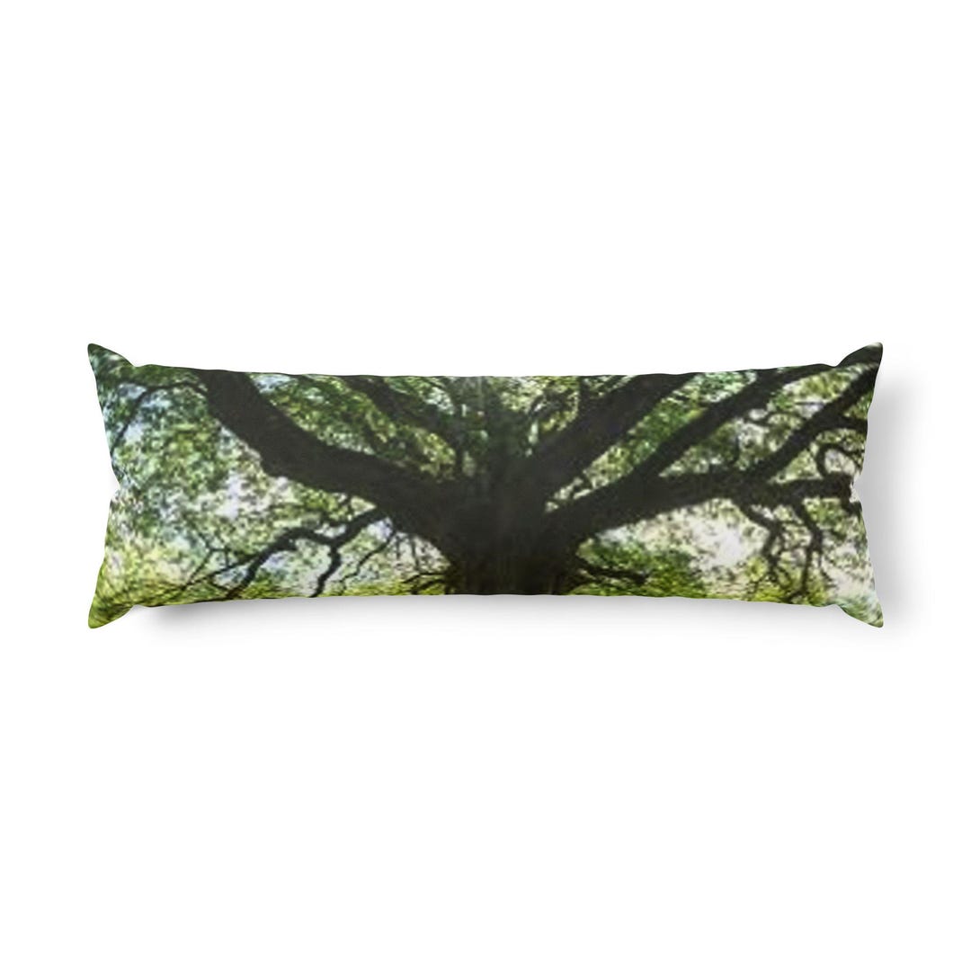 Pillo Tree Sprawling Oak Tree Body Pillow | Tree Branch Canopy Nature Print - Etsy