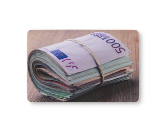 Stack of Euro Banknotes Baby Fitted Crib Sheet | Money Print Nursery Sheet