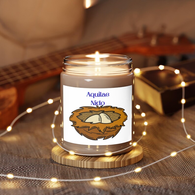 Aquilae Nido Nest Illustration Candle | 9oz Soy Candle image 3
