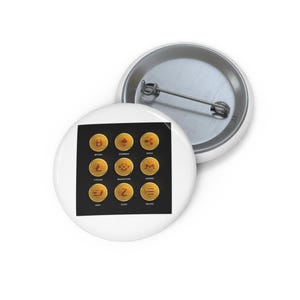 Anstecknadel für Kryptowährungs-Symbole | Bitcoin, Ethereum, Litecoin, Ripple