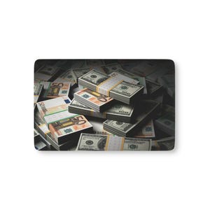 Stacked Money Pattern Baby Fitted Crib Sheet | Cash Print Nursery Bedding