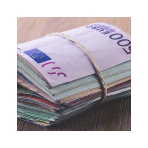 Auto-Magnet mit Euro-Scheinen | Geld-Foto-Magnet