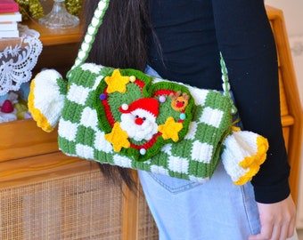 Sweet Delights: Handcrafted Christmas Candy Bag for Joyful Celebrations!