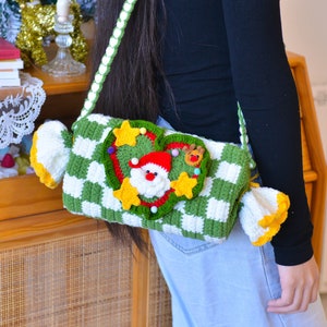 Délices sucrés : Sac de bonbons de Noël fabriqué à la main pour des célébrations joyeuses !