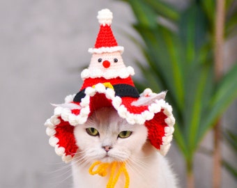 Enchanting Santa Pet Hat: Your Pet's Magical Holiday Accessory