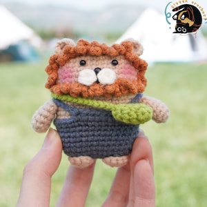 Crochet lion AirPods Pro 2 Case, Retro brown lion , AirPods 3 Case, Case For Apple AirPods1/2, Airpods Pro, Cute Airpods Cover|AirPods 4