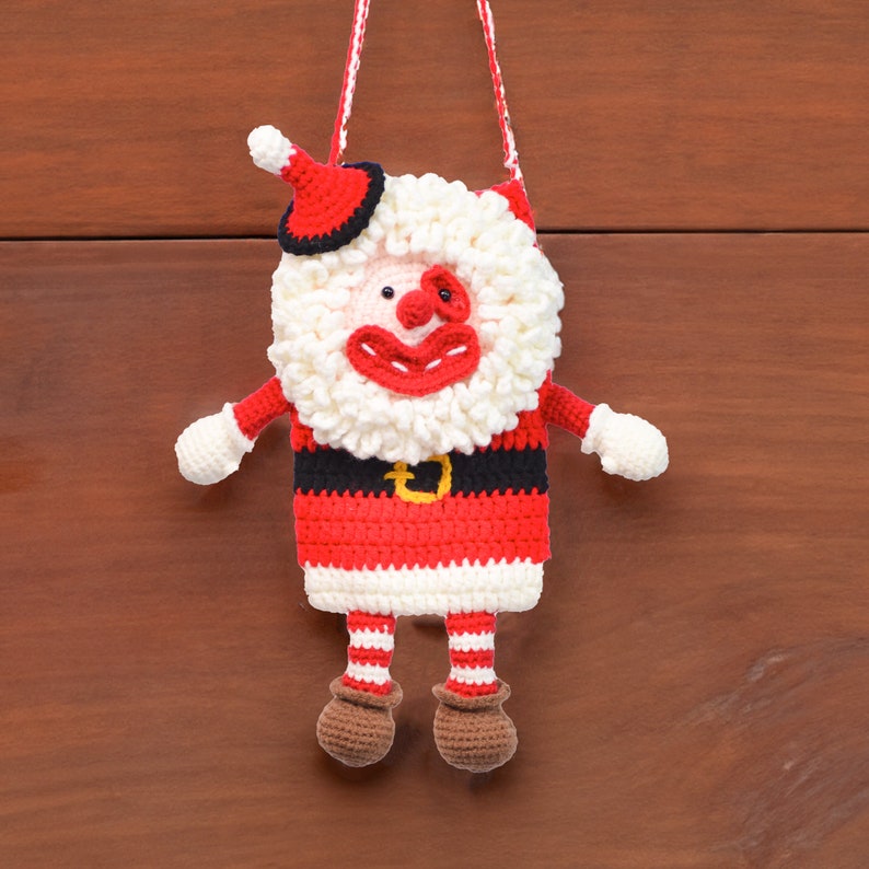 Spread Festive Cheer with Our Santa Clown Christmas Crossbody Bag image 7