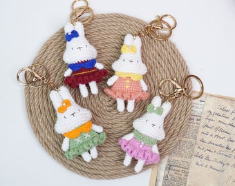 Charming Bunny Keychains: Adorable Rabbit-shaped Accessories