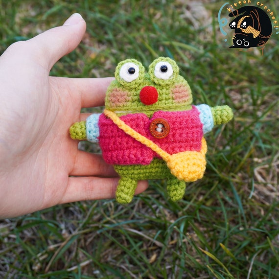 Crochet frog AirPods Pro 2 Case, Retro Green frog,AirPods 3 Case, Case For Apple AirPods1/2, Airpods Pro, Cute Airpods Cover AirPods 4 pro 3