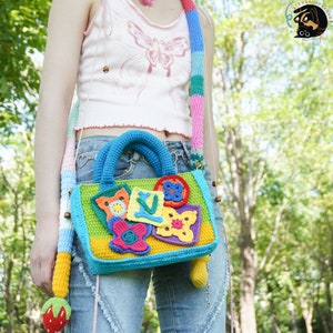 Crochet Crossbody Bag,colorful Crochet Bags, Hippie Bag,festival Bag ...