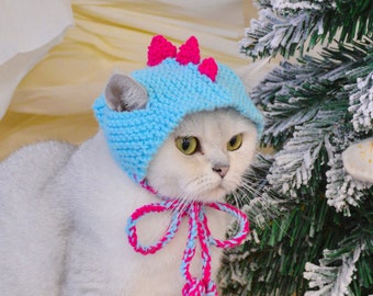 Magical Festivities: Handcrafted Christmas Pet Headband for Your Purr-fect Companion!