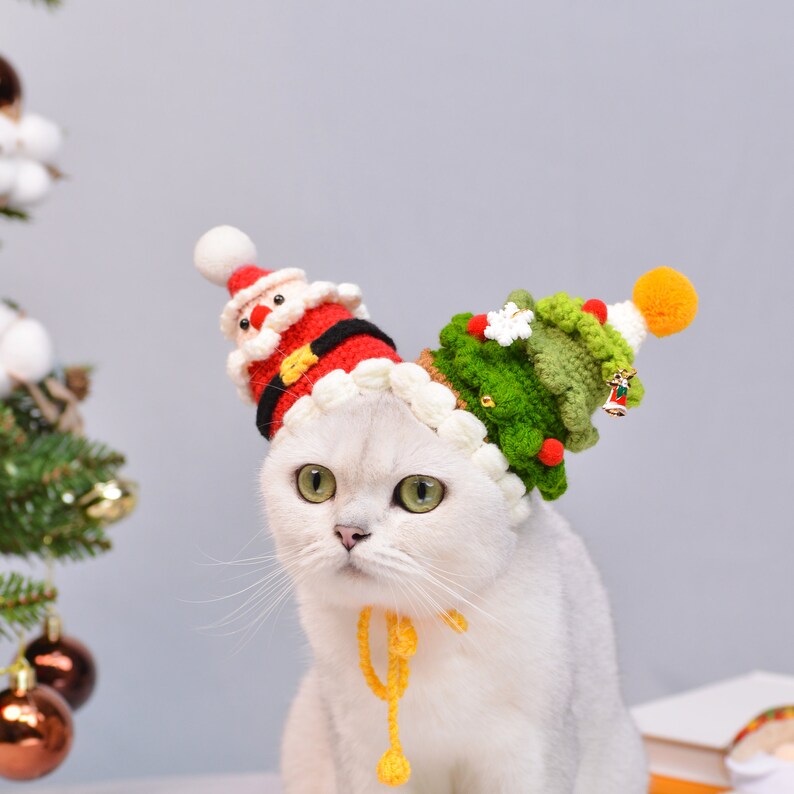Merry Paws and Playful Whiskers: The Jolly Clown Christmas Pet Hat image 7