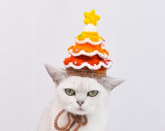 Adorable Christmas Tree Pet Hat: A Festive Delight for Your Furry Friend