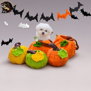 Ręcznie robione torby na cukierki w kształcie dyni na Halloween - zbieraj słodycze w strasznym stylu! Cukierek albo psikus z szydełkowym charmsem!