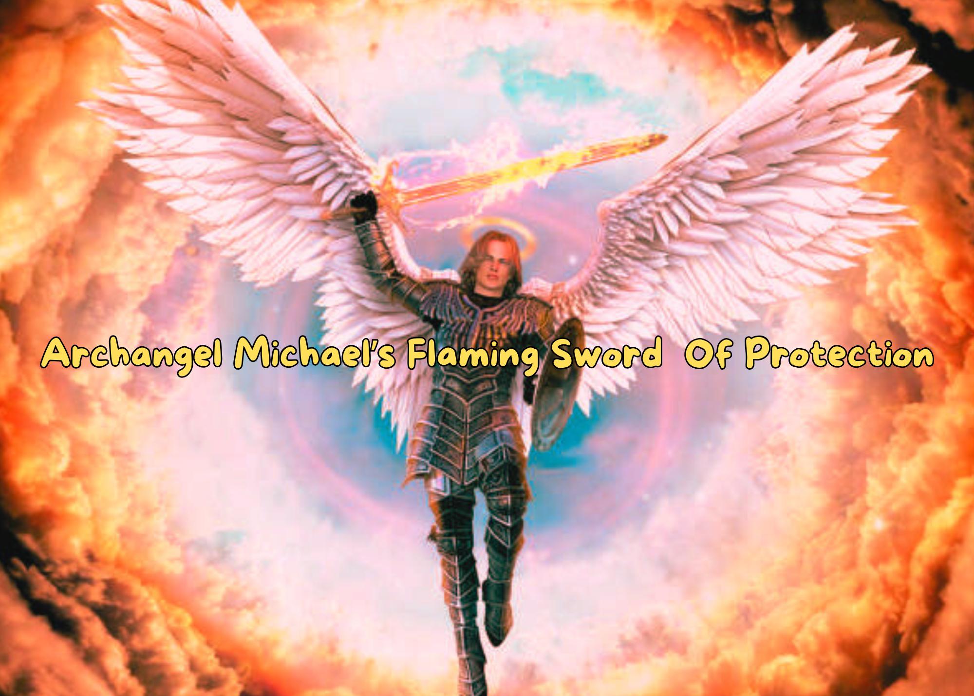 Archangel Michael Flaming Sword