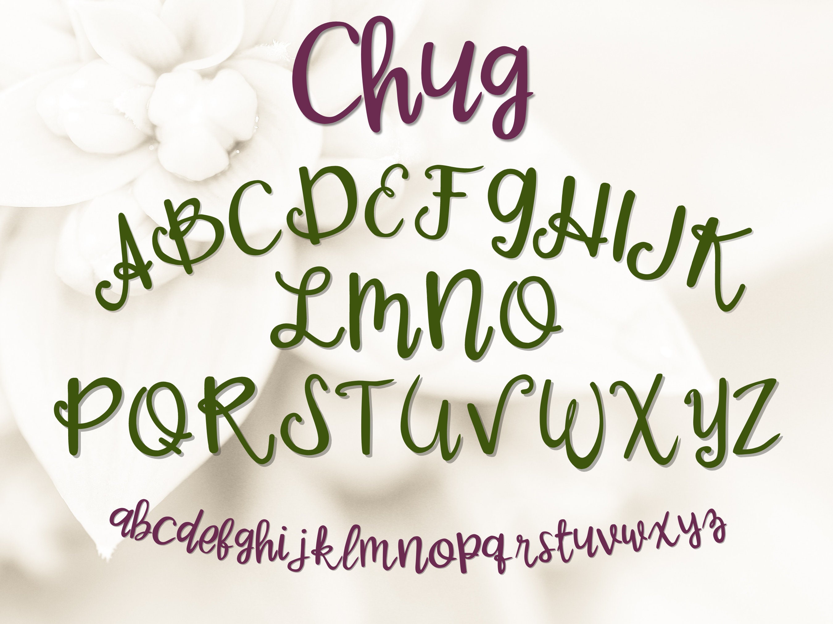 Chug Handwritten Font Script Font Doodle Font School - Etsy