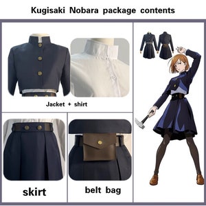 Jujutsu Kaisen Kugisaki Nobara High-end customized version Cosplay Set Perfect Halloween Costume/Gift SUIT