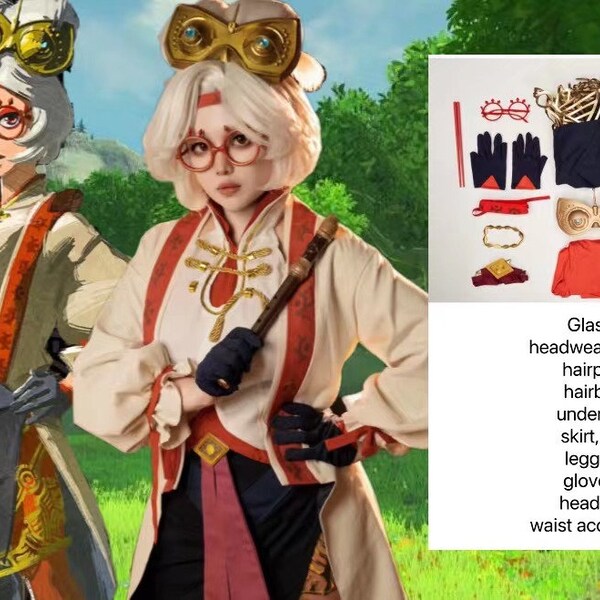 Legend of Zelda Purah Halloween Costume - Breath of the Wild | Tears of the Kingdom | Handmade Cosplay Set - Perfect Halloween Costume/Gift