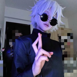 Jujutsu Kaisen Satoru Gojo High-End Kostüm Cosplayer Geschenkbox - Perfektes Halloween-Kostüm / Geschenk für Jujutsu Kaisen Fans