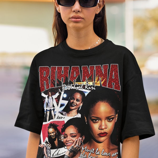 RIHANNA | Rihanna Shirt Tshirt Tee | Rihanna Sweater Sweatshirt | Rihanna Hiphop Rapper RnB