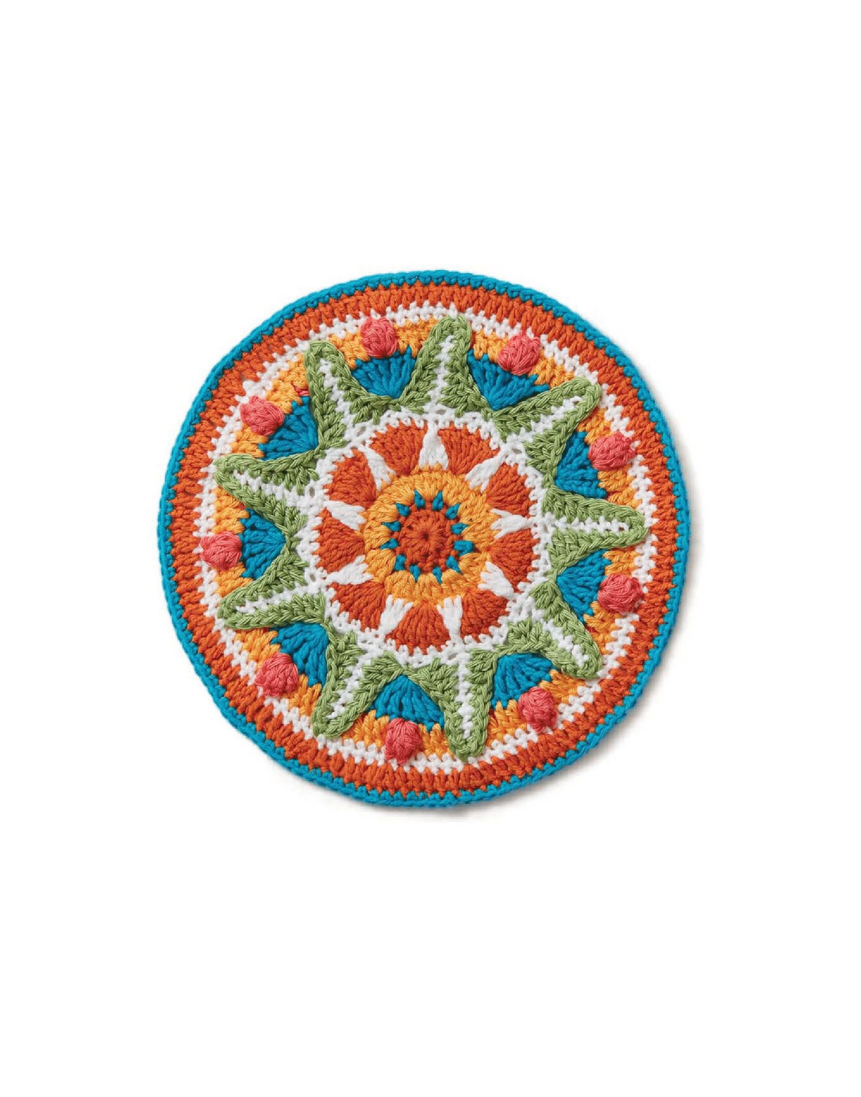 Modern Crochet Mandalas 50 Colorful Motifs Crochet Etsy