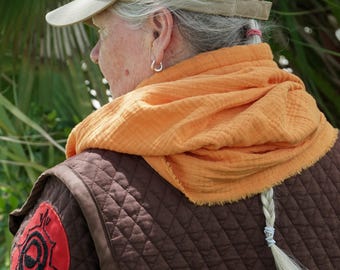 Orange Traveler’s Hood: Cosplay or Everyday wear