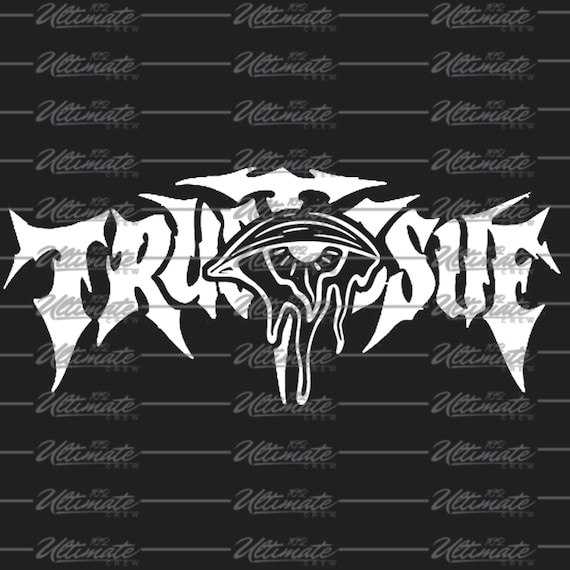 Trustissue" JDM car sticker for the windshield or rear window