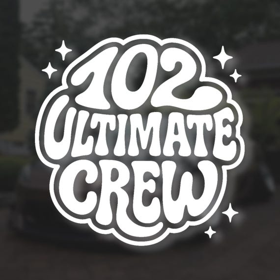 Stamp" JDM car sticker for the windshield or rear window