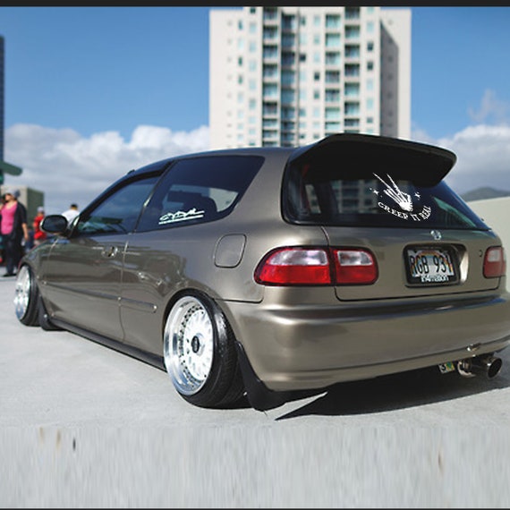 Creep it Real" JDM car sticker for the windshield or rear window