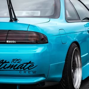 102 Ultimate Crew - Schriftzug Aufkleber Vinyl mehrere Farben