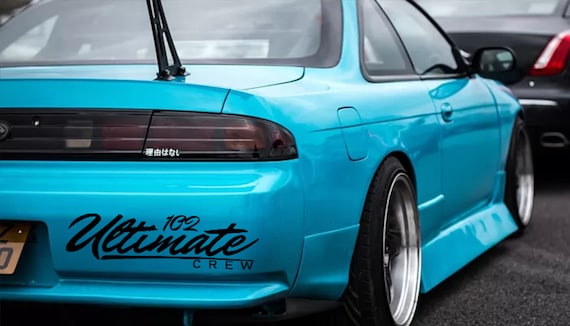 102 Ultimate Crew - Lettering Sticker Vinyl Multiple Colors