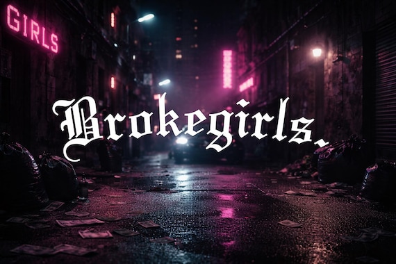 "Brokegirls" JDM Car Stickers for the Windshield or Rear Window DIGITAL DOWNLOAD