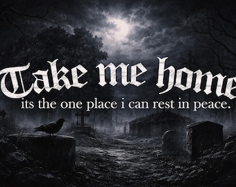 "Take me Home" JDM car sticker for the windshield